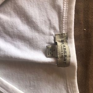 Short sleeve cotton Burberry women’s t shirt large